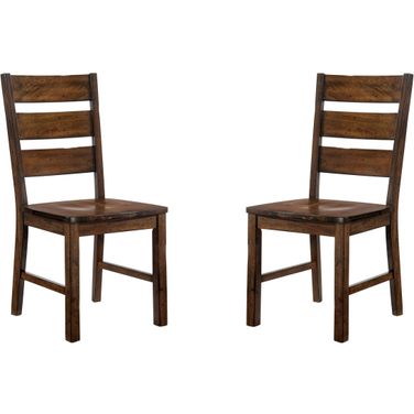 Dulce Walnut Side Chair Set of 2