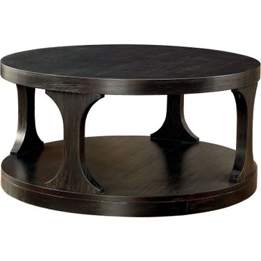 Carrie Antique Black Coffee Table