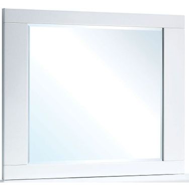 Clementine Smooth White Mirror