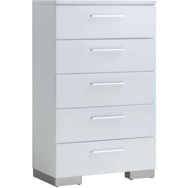 Christie High Gloss White Chest