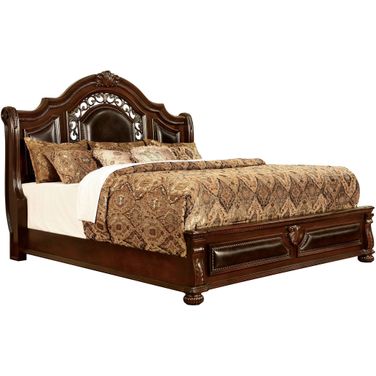 Flandreau Brown Cal. King Panel Bed