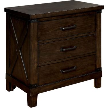 Bianca Dark Walnut Nightstand