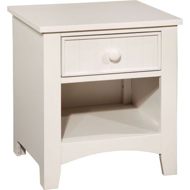 Omnus White Nightstand