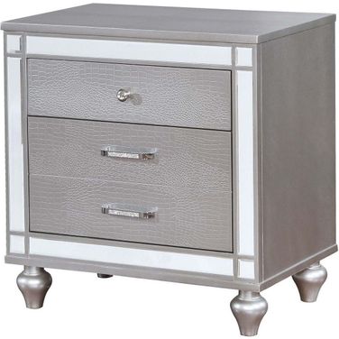 Brachium Silver Nightstand