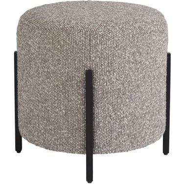 Coalesce Pouf In Matte Black