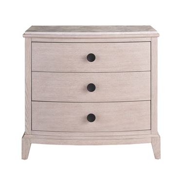 Coalesce Three Drawer Nightstand In Fog