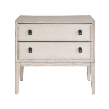 Coalesce Presley Two Drawer Nightstand In Fog
