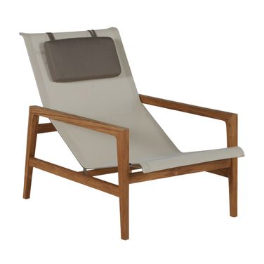 Coast Teak Easy Chair In Natural Teak