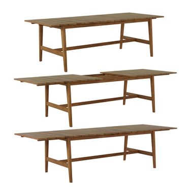 Coast Teak Extension Table In Natural Teak