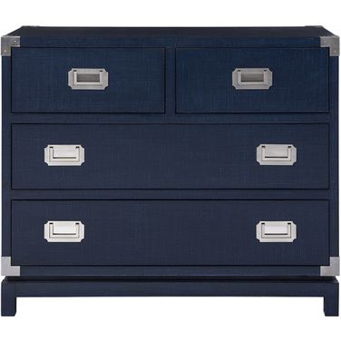 Coastal Living Marina 4 Drawer Campaign Chest