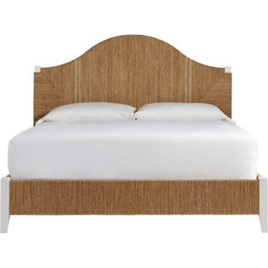 Coastal Living Woven Abaca Queen Seabrook Panel Bed