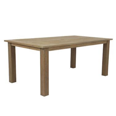 Coastal Teak 72" Dining Table in Light Wood