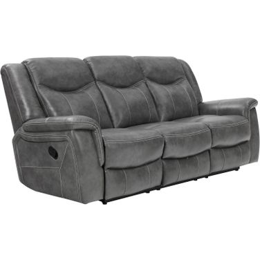 Conrad Upholstered Motion Sofa Cool Grey