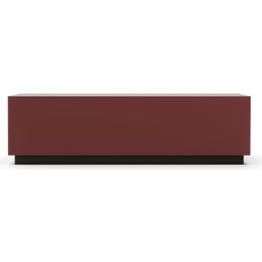 Cocktail Couture Rectangular Cocktail Table In Red