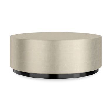 Cocktail Couture Round Cocktail Table In Cream