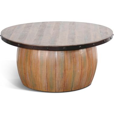 Coffee Table In Antique Brown