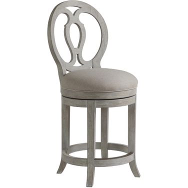 Cohesion Program Axiom Swivel Counter Stool In Bianco