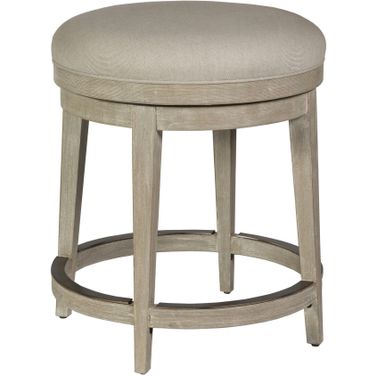 Cohesion Program Cecile Backless Swivel Counter Stool In Bianco
