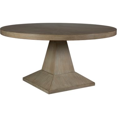 Cohesion Program Chronicle Round Dining Table In Bianco