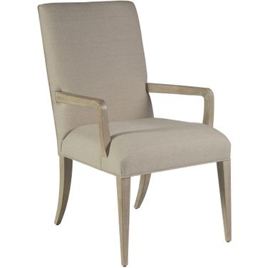 Cohesion Program Madox Upholstered Arm Chair In Bianco