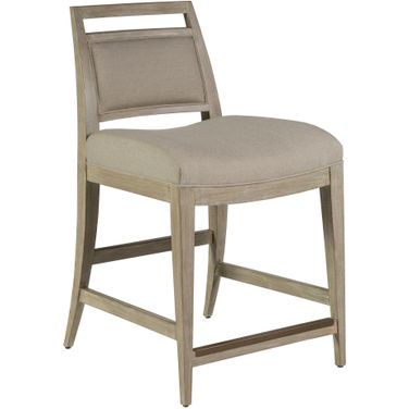 Cohesion Program Nico Upholstered Counter Stool In Bianco