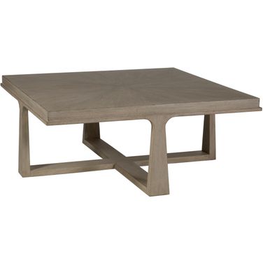 Cohesion Program Rousseau Square Cocktail Table In Bianco