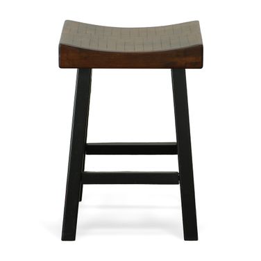 Colborn 25 Inch Counter Stool In Elm and Black