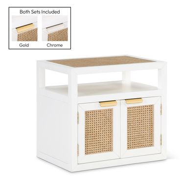 Cole Nightstand In White