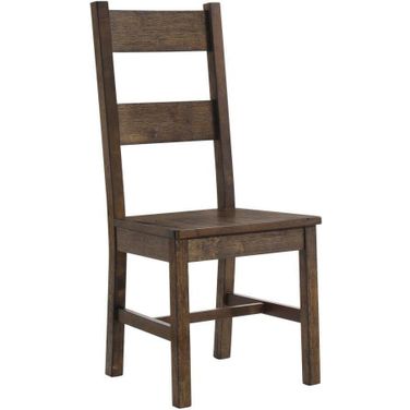 Coleman Dining Side Chairs Rustic Golden Brown Set of 2