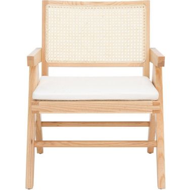 Colette Rattan Accent Chair In Natural
