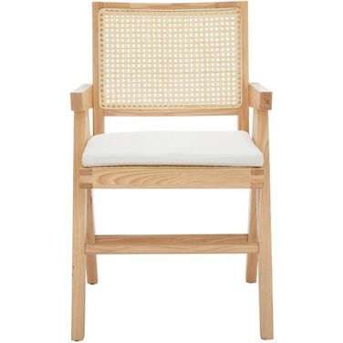 Colette Rattan Arm Chair In Natural