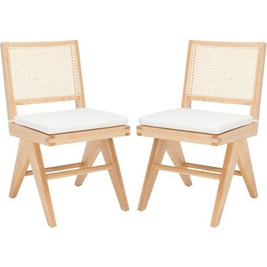 Colette Rattan Dining Chair In Natural