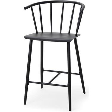 Colin Black Metal Counter Stool