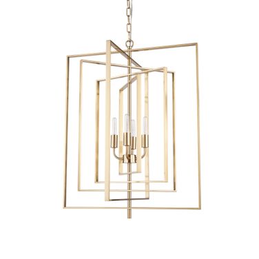 Colleen Metal 4 Light Chandelier In Antique Gold
