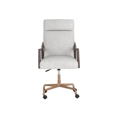 Collin Office Chair In Brown and Saloon Light Grey