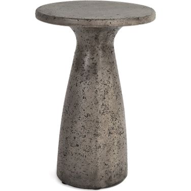 Collins 19 Inch Outdoor Accent Table In Dark Gray
