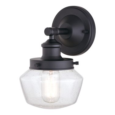 Collins 6 Inch Outdoor Wall Light In Matte Black