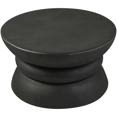 Collins Aluminum Coffee Table In Black