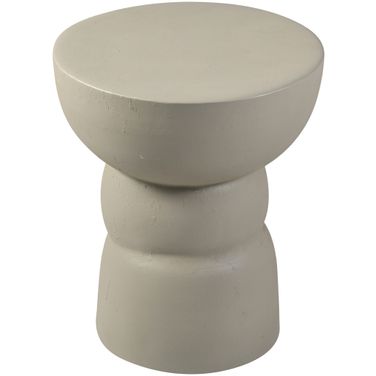 Collins Aluminum End Table In Taupe