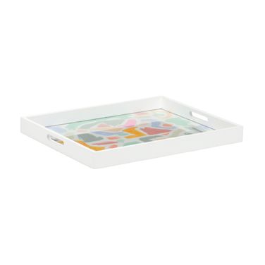 Coloring Tray In Blue and Cream