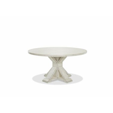 Coming Home Get Together Round Dining Table In Chalk