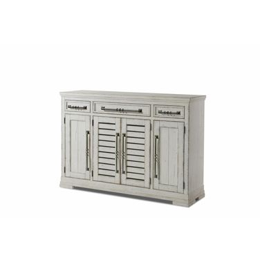 Coming Home Hospitality 3 Drawer and 4 Door Credenza In Chalk