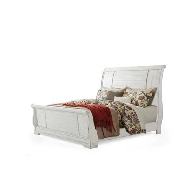 Coming Home Retreat King Sleigh Bed In Chalk
