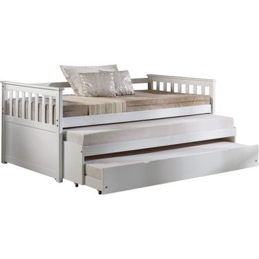 Cominia White Daybed with Pull Out Bed