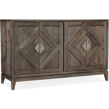 Commerce And Market Carved Accent Chest