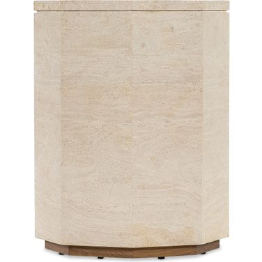 Commerce and Market Haven Spot Table In White and Cream
