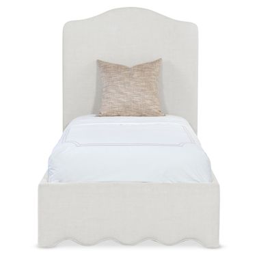 Commerce and Market Liv Twin Upholstered Bed In Beige
