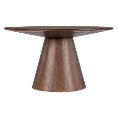Commerce and Market Madison Round Dining Table In Medium Wood