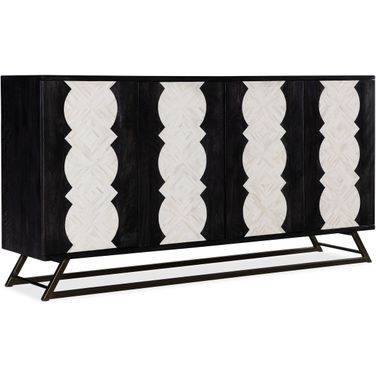 Commerce and Market Moroccan Modern Credenza In Black