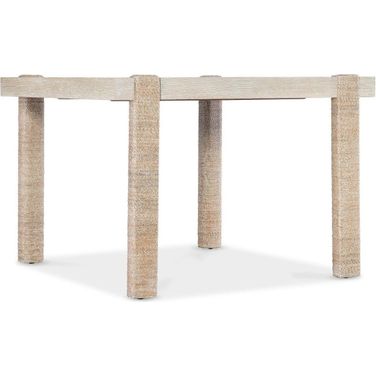 Commerce and Market Seaside Rectangle Dining Table with 1-22 Inch Leaf In Light Wood
